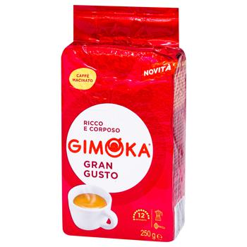 Natural ground roasted coffee Gimoka Gran Gusta 250g Italy - buy, prices for EKO Market - photo 1