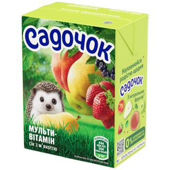 Сок Садочок Мультивитамин с мякотью 200мл - купить, цены на Чудо Маркет - фото 1