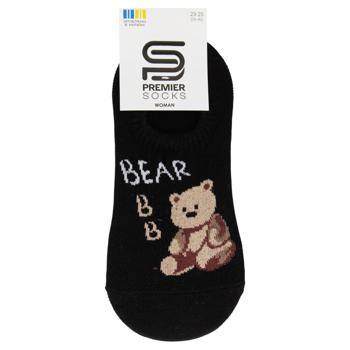 Підслідники Premier Socks жіночі закриті з ведмедиком р.23-25 чорний - купити, ціни на ЕКО Маркет - фото 1