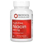 Protocol for Life Balance Flush-Free Niacin Vitamin B3 500mg 90 capsules