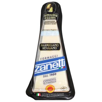 Zanetti Parmigiano Reggiano Hard Cheese 32% 200g - buy, prices for MegaMarket - photo 1