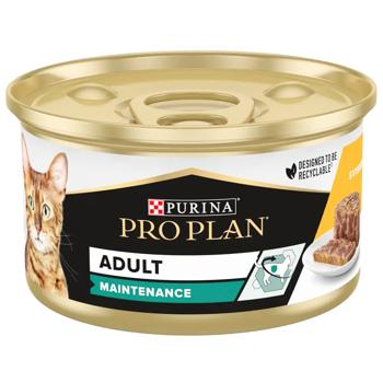 Вологий корм для котів Pro Plan Adult Chicken 85 г - курка - купить, цены на MasterZoo - фото 1