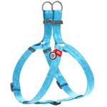 Шлея для cобак COLLAR WOUDOG Світловідбиваюча S - блакитний