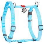 Шлея для собак Collar Re-cotton світловідбивна S - голубий