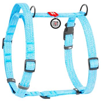 Шлея для собак Collar Re-cotton світловідбивна S - голубий - купити, ціни на MasterZoo - фото 1
