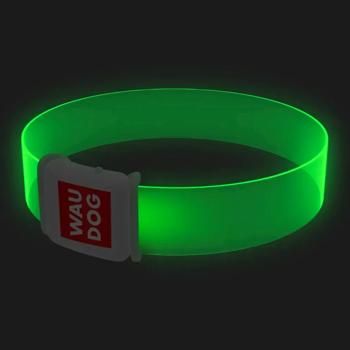Waudog Led нашийник для собак M - прозорий з підсвічуванням - купити, ціни на MasterZoo - фото 4