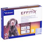 Virbac Effitix Drops on Withers for Dogs from 10 to 20kg from External Parasites 134mg/1200mg 1 pipette