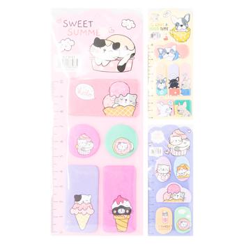 Zed Cat Set of Stickers on Tablet with Ruler 6.5х18сm - buy, prices for EKO Market - photo 1