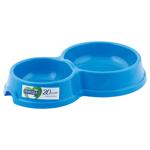 Миска для котів Природа синя подвійна 0,15/0,27л