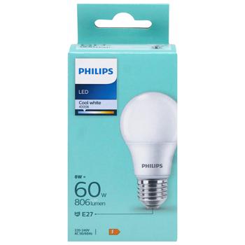 Лампа LED Philips 60W A60 E27 CW 230V FRND1PF/6DISC 4000К - купити, ціни на КОСМОС - фото 3