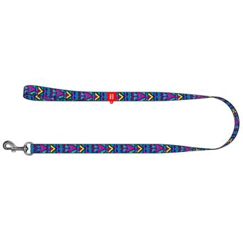 Поводок Waudog Nylon нейлоновый 122см/15мм с рисунком инди - купить, цены на MasterZoo - фото 3