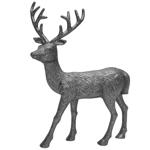 Tarrington House Glitter Gray Deer 31cm