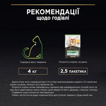 Набір вологого корму Purina Pro Plan для стерилізованих котів 5шт х 85г з яловичиною та 5шт х 85г з куркою - купити, ціни на - фото 8