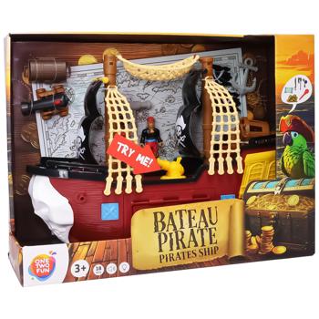 Набор игровой One Two Fun Пиратский корабль