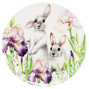 Alba Ceramic Irises Plate 26cm - buy, prices for MegaMarket - photo 1
