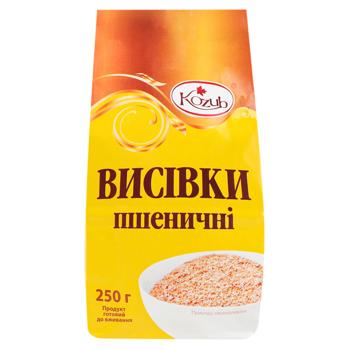 Отруби Козуб продукт пшеничная 250г Украина - купить, цены на Идеал - фото 1
