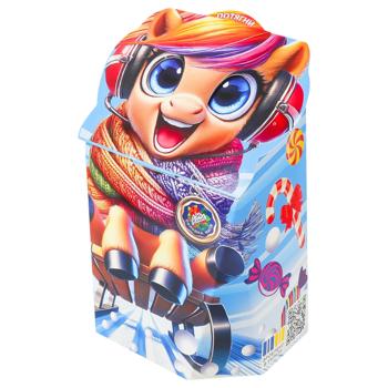 Набор сладостей новогодний Konti в виде рюкзачка 369г