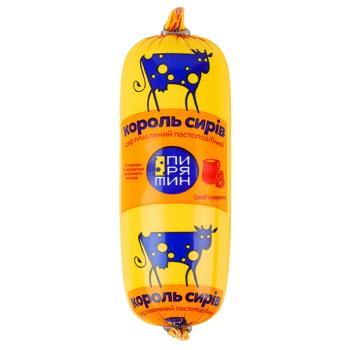 Pyriatyn Korol Syriv Pasty Processed Cheese with Taste and Aroma of Baked Milk 50% 180g
