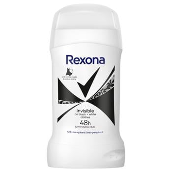 Дезодорант твердий Rexona Невидимий на чорному та білому 40мл - купити, ціни на - фото 6