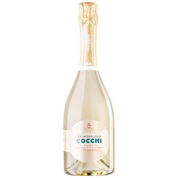Вино игристое Cocchi Piemonte DOC Chardonnay белое брют 12% 0,75л