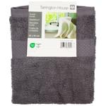 Tarrington House Gray Guest Towel 30x50cm
