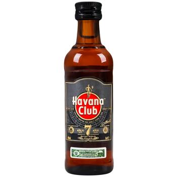Havana Club Anejo 7 yrs Rum 40% 0.05l - buy, prices for ULTRAMARKET - photo 1