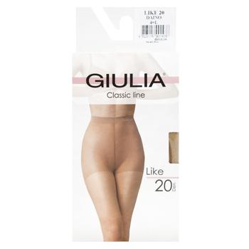 Колготи жіночі Giulia Like 20 Den р.4 Daino