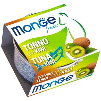 Корм вологий Monge Fruits з тунцем та ківі для котів 80г - купити, ціни на MasterZoo - фото 1