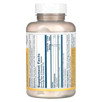 Solaray Orange Flavored Calcium Citrate 1000mg 60 chewables - buy, prices for - photo 2