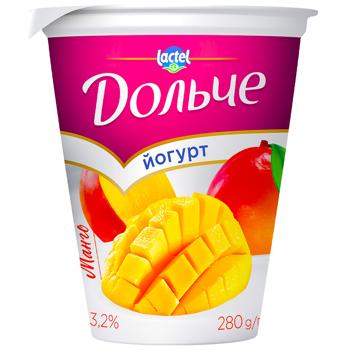Dolce Mango Yoghurt 3.2% 280g - buy, prices for NOVUS - photo 1