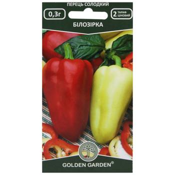 Golden Garden Bilozirka Sweet Pepper Seeds 0.3g - buy, prices for MegaMarket - photo 1