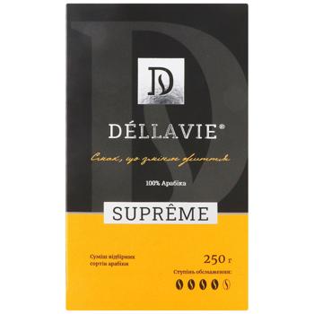 Dellavie Supreme ground coffee 250g - buy, prices for Epicentr FOOD - photo 2