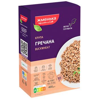 Крупа Жменька гречана в пакетиках 400г - купити, ціни на Auchan - фото 1