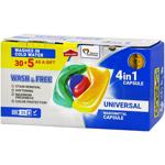 Капсулы для стирки Wash&Free 4в1 30+5шт