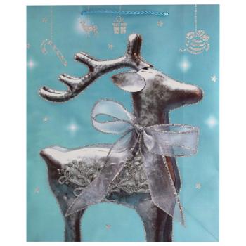 Пакет бумажный Angel Gifts Новогодний 31*40*12см - купить, цены на - фото 4