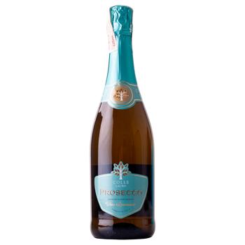 Вино игристое Colle Lauro Prosecco Brut белое 11,5% 0,75л - купить, цены на AlcoHub - фото 1