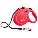 Flexi New Classic Roulette Leash with Tape L Up to 50kg 5m Red