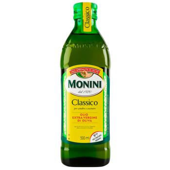 Масло оливковое Monini Extra Virgin первого холодного отжима 0,5л