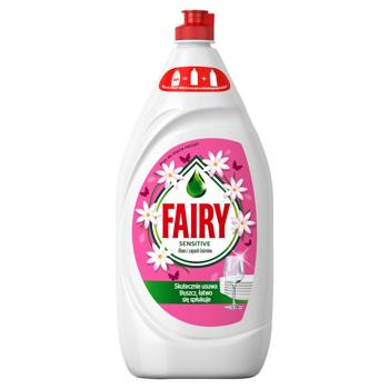 Засіб для миття посуду Fairy Sensitive Алое вера та жасмин 1,35л - купити, ціни на Восторг - фото 2