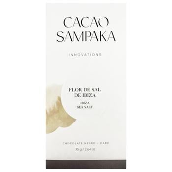 Шоколад чорний Cacao Sampaka з сіллю з Ібіци 75г