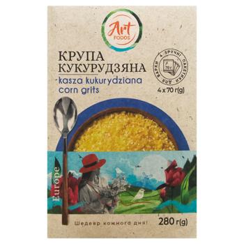 Крупа кукурудзяна Art Foods в пакетиках 4х70г - купити, ціни на - фото 2