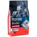 Корм сухий Monge Bwild Low Grain з олениною для цуценят всіх порід 2,5кг