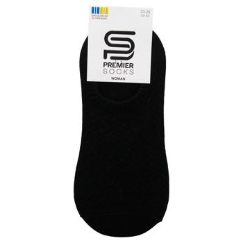 Подследники Premier Socks женские закрытые ажурные р.23-25 черный - купить, цены на ЕКО Маркет - фото 1