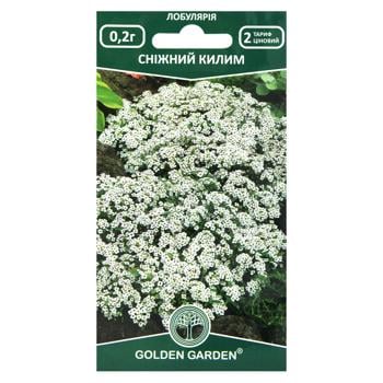 Golden Garden Snow Carpet Lobularia Flowers Seeds 0.2g - buy, prices for MegaMarket - photo 1