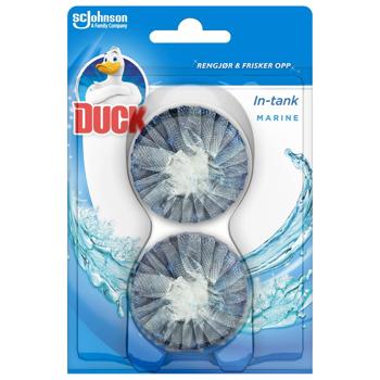 Таблетки для зливного бачка Duck морський 50г х 2шт - купити, ціни на Таврія В - фото 1