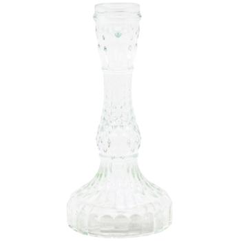 Bona Di Crystal Transparent Glass Candlestick 9.5x17cm - buy, prices for Biotus - photo 1