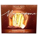 Панеттоне Delicato Italiano Mascarpone з кавовим кремом та маскарпоне 750г