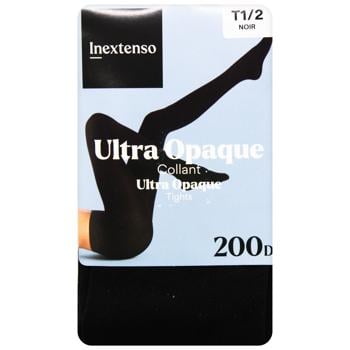 InExtenso Black Women's Tights 200Den 1/2 - buy, prices for Auchan - photo 1