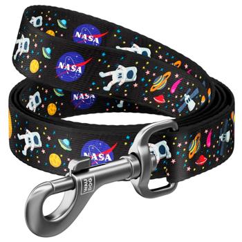 Waudog Nylon Leash 122cm/15mm with Nasa Design