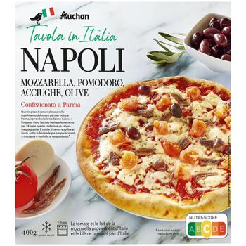 Пицца Auchan Tavola в Италии Napoli замороженная 400г